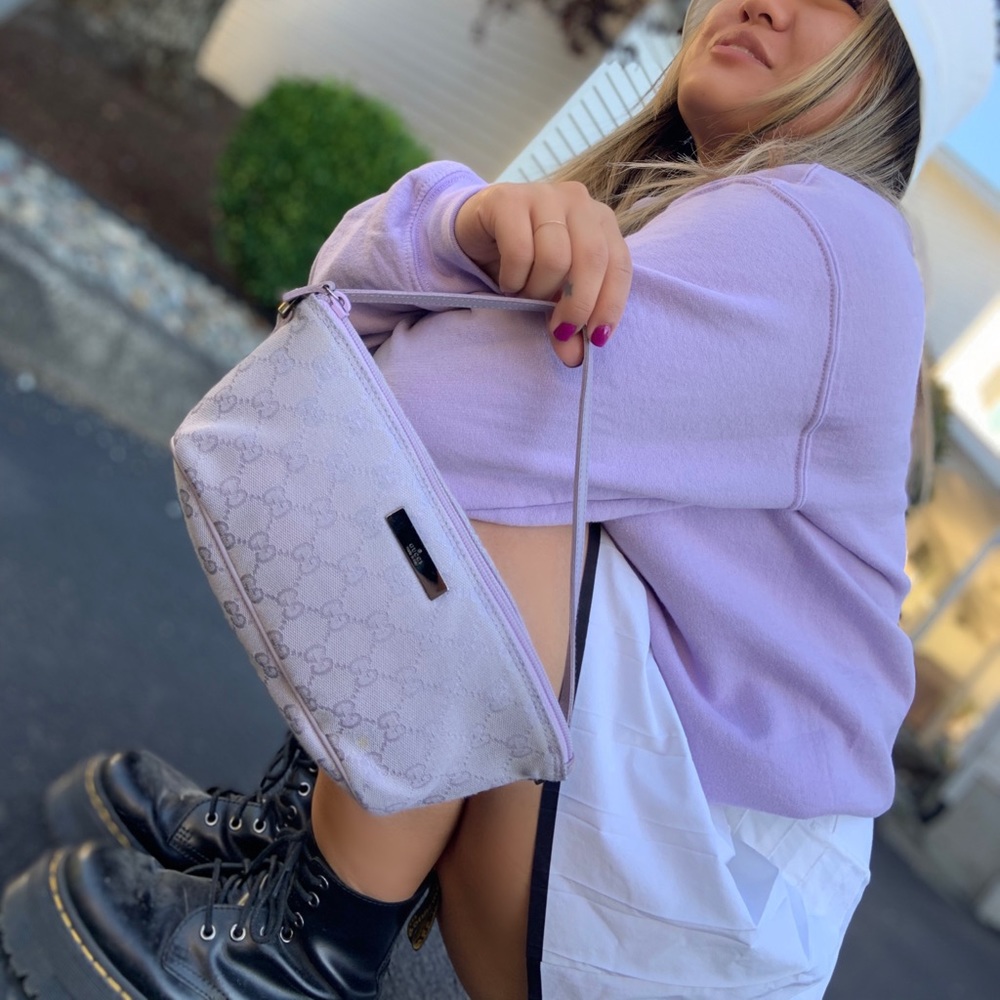 GUCCI CANVAS POCHETTE 💜
